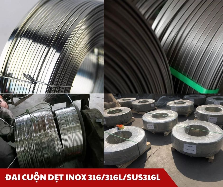 Đai cuộn dẹt inox 316/316L/SUS316L - Unico Steel